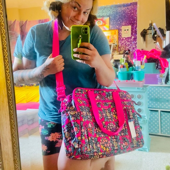 Vera Bradley Lighten Up Weekender Crossbody - Picture 11 of 16